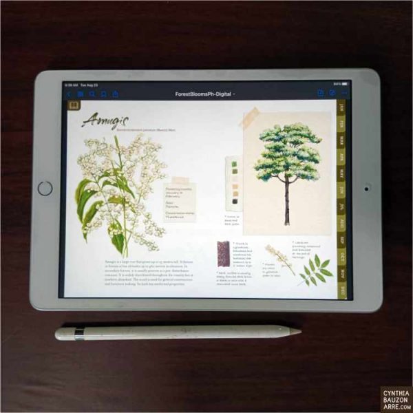 Forest Blooms Philippine Native Flora Digital Planner