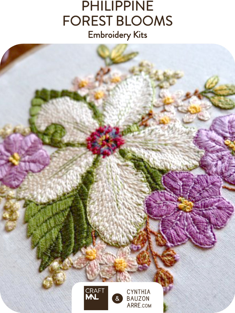 Forest Blooms Embroidery Kits