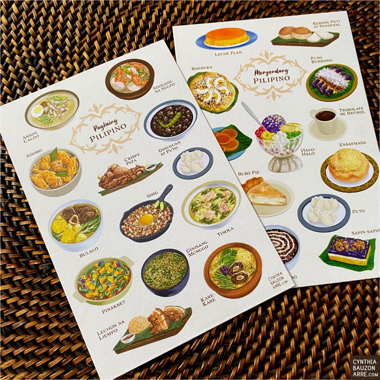 Pinoy Food Postcard - Ulam