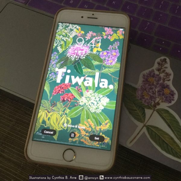 Philippine native flora digital planner
