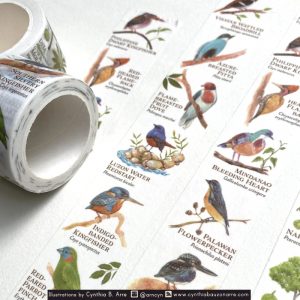 Philippine Native Birds Washi Tape
