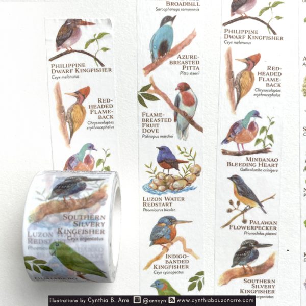 Philippine Native Birds Washi Tape