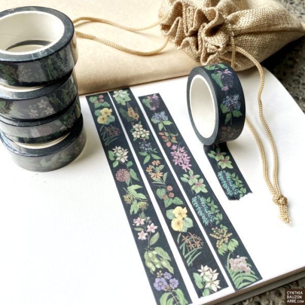 philippine native flora washi tape