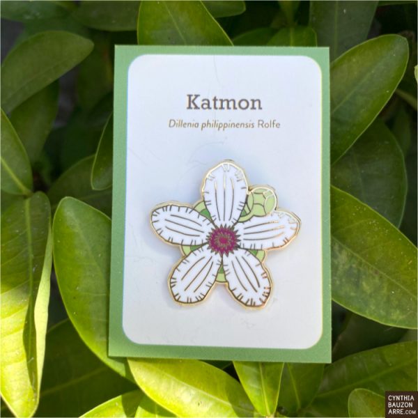 Katmon Philippine native flora enamel pin