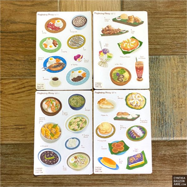 Filipino food stickers