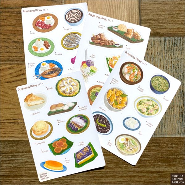 Filipino food stickers