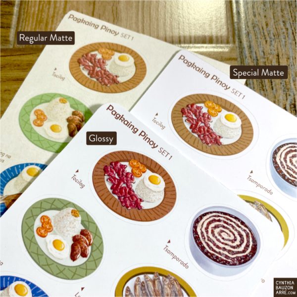 Pinoy food stickers