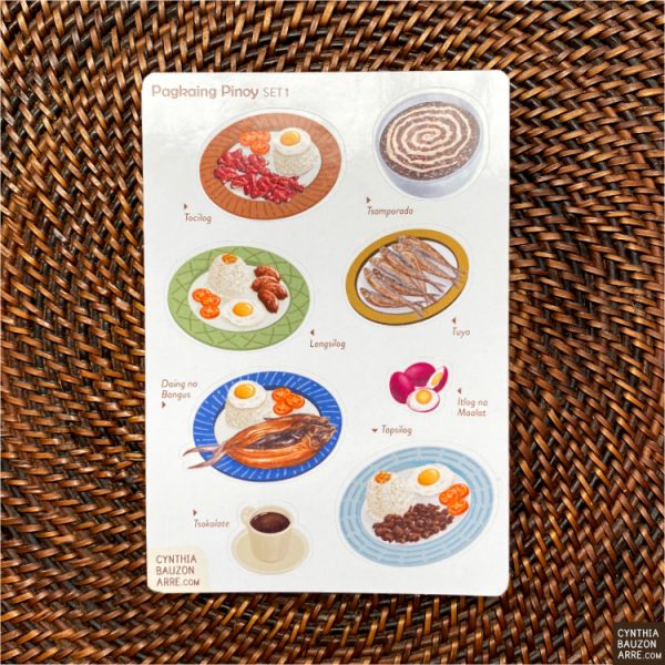 Filipino food stickers