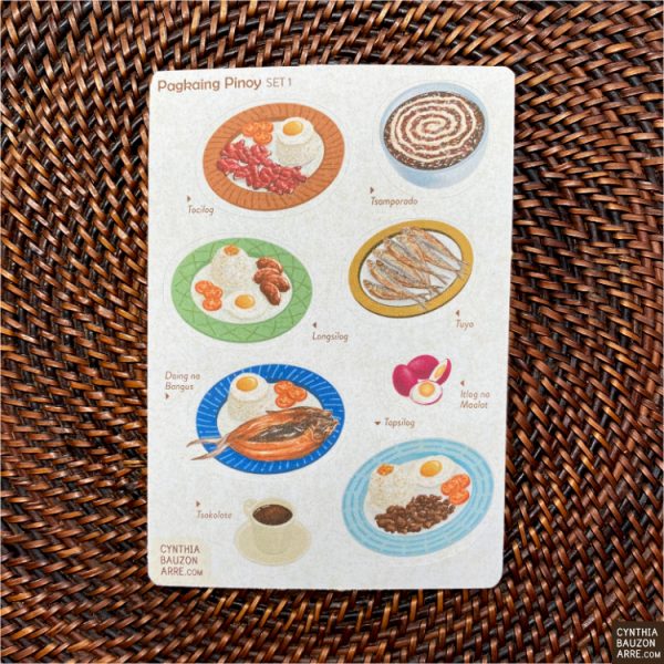 Filipino food stickers