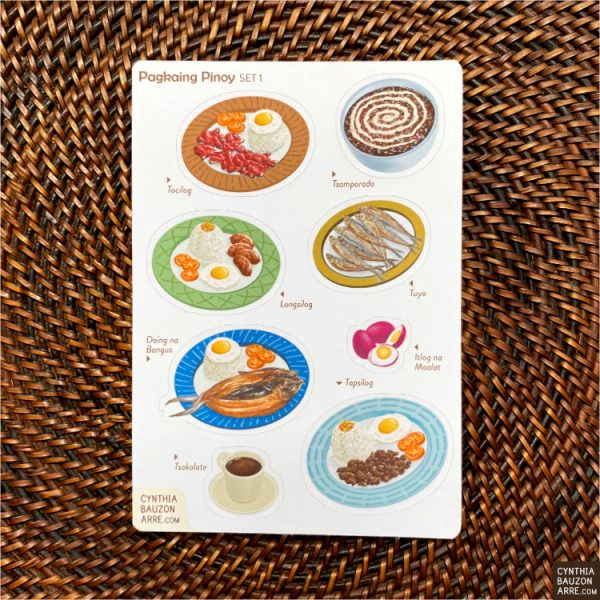 Filipino food stickers