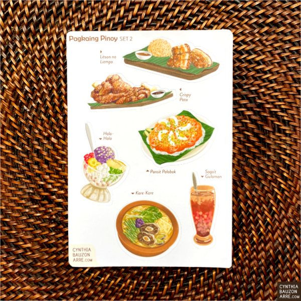 Filipino food stickers