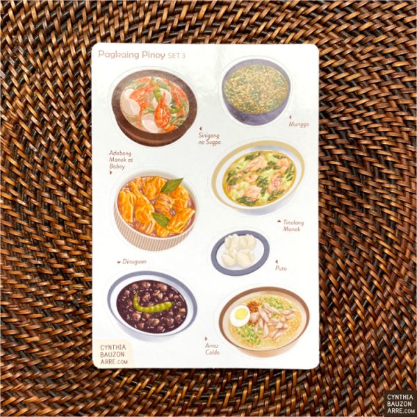 Filipino food stickers