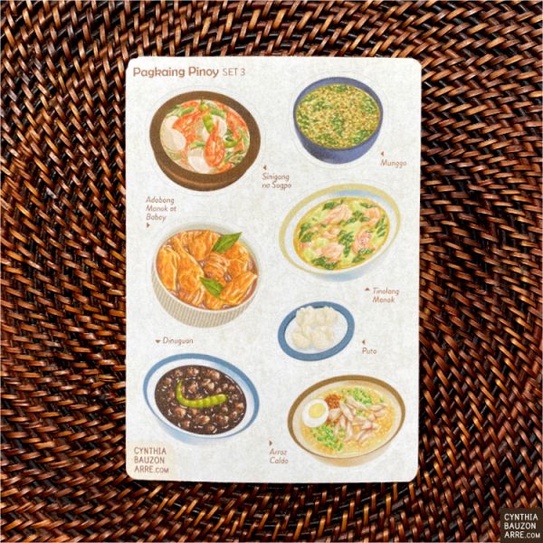 Filipino food stickers