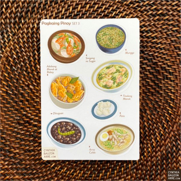 Filipino food stickers