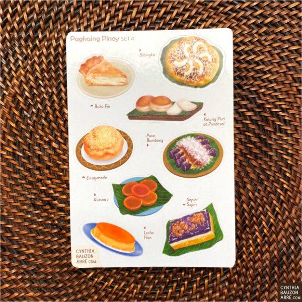 Filipino food stickers