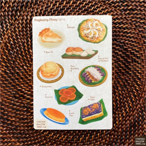 Filipino food stickers