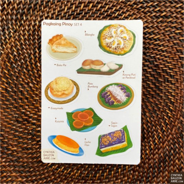 Filipino food stickers