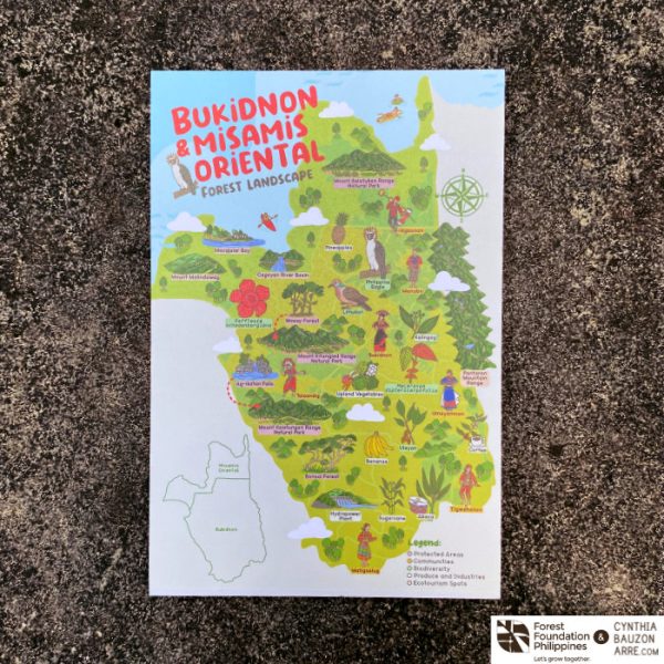 Philippine Forest Landscape Maps postcards