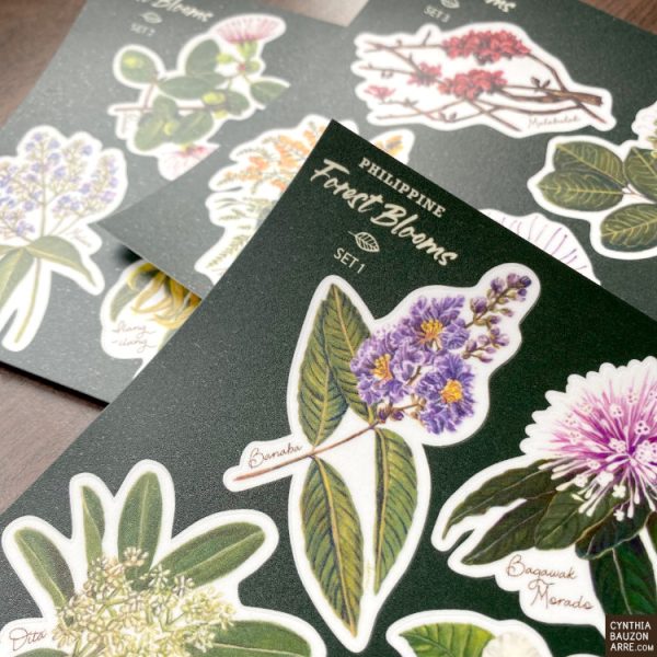 Philippine native flora stickers