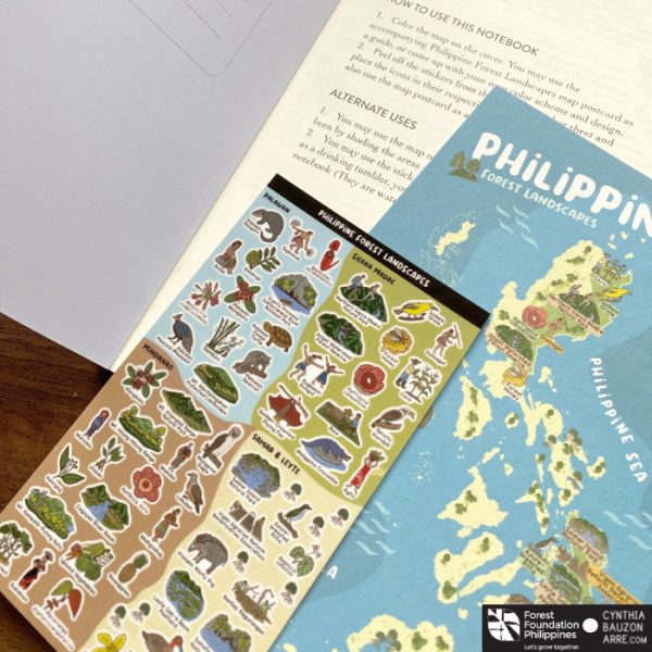 Philippine Forest Landscapes Biodiversity Notebook and Stickers