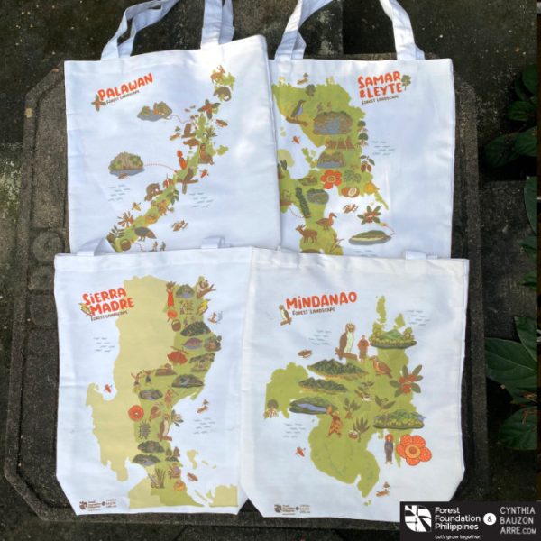 Philippine Forest Landscapes canvas tote bags