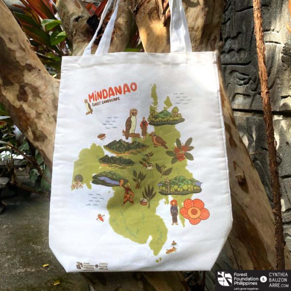 Mindanao Forest Landscape canvas tote bags