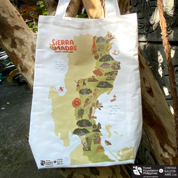 Sierra Madre Forest Landscape canvas tote bags