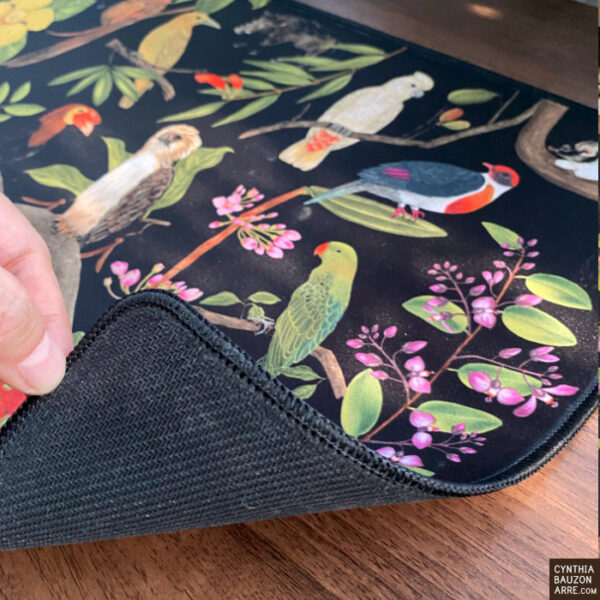 Philippine Endemic Wildlife Flora and Fauna Desk Mat / Mouse pad