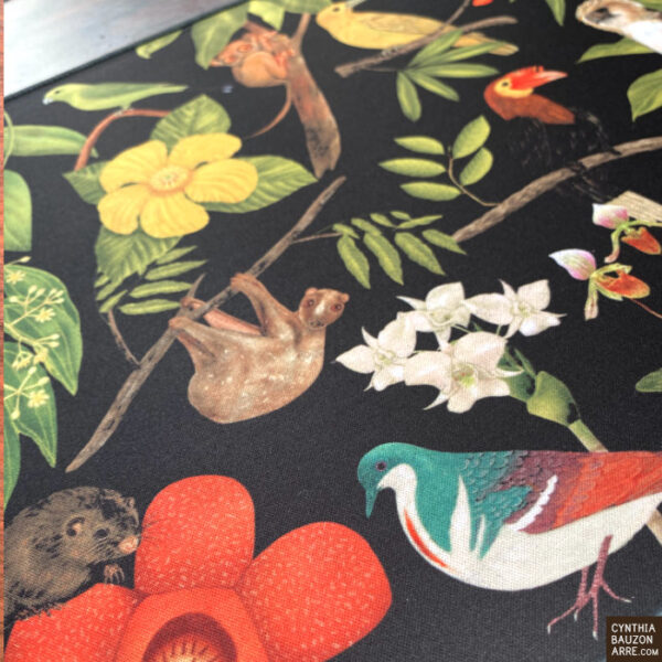 Philippine Endemic Wildlife Flora and Fauna Desk Mat / Mouse pad