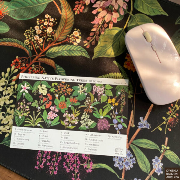 Philippine Native Trees Desk Mat or Extended Mousepad