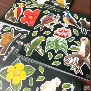 Philippine Endemic Wildlife Flora and Fauna Vinyl Stickers