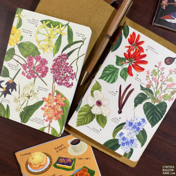 Philippine native trees and flowers pocket notebooks