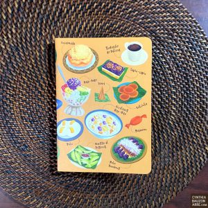 Filipino food meryenda pocket notebook