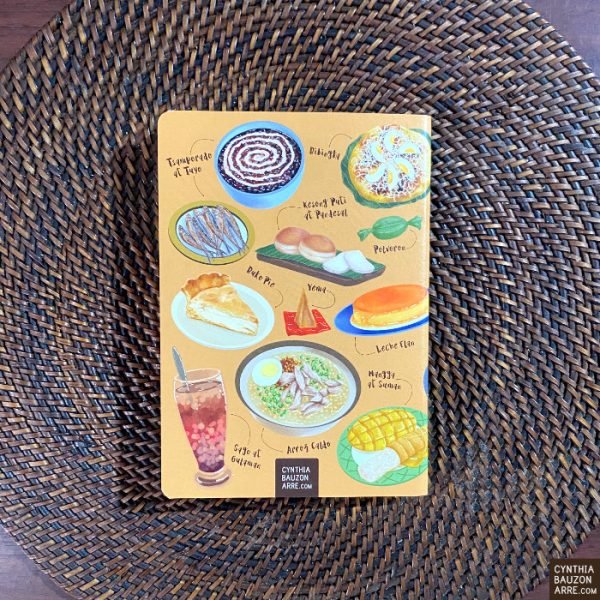 Filipino food meryenda pocket notebook