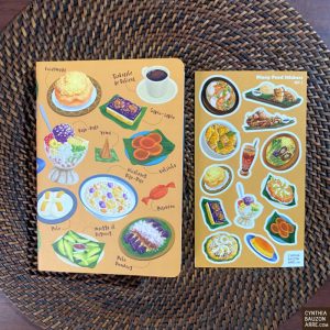 Filipino food meryenda pocket notebook