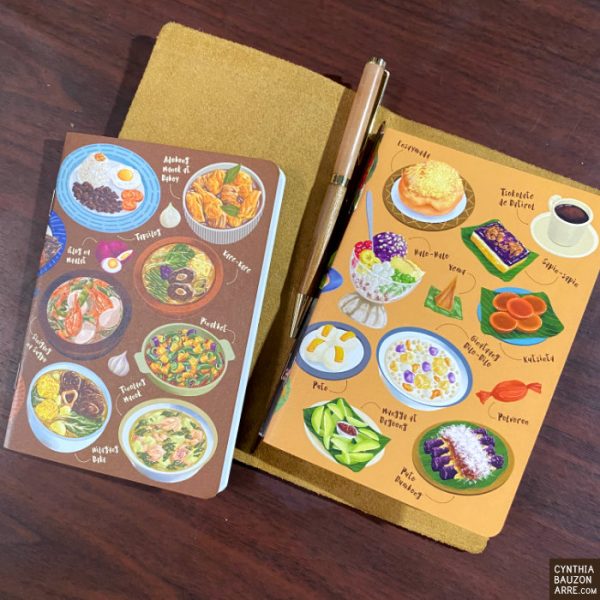 Filipino food meryenda pocket notebook