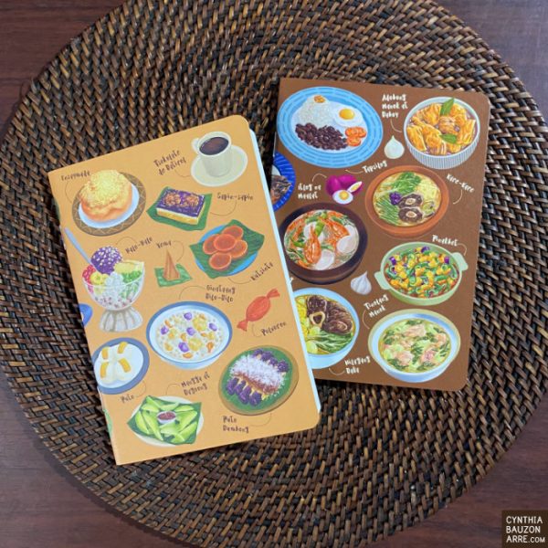 Filipino food meryenda pocket notebook