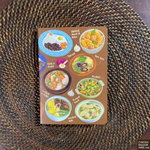 Filipino food ulam pocket notebook