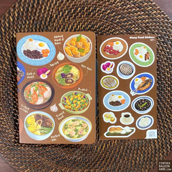 Filipino food ulam pocket notebook