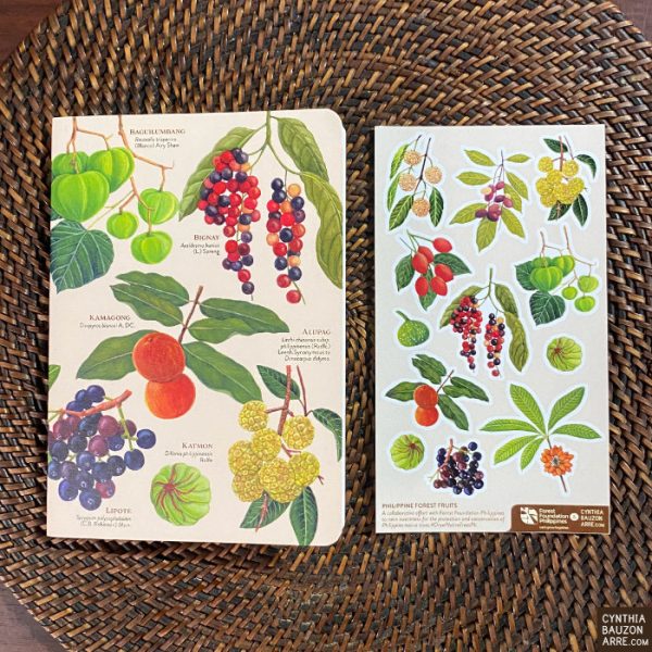 Forest Fruits Philippine Native Trees Pocket Notebook and Stickers