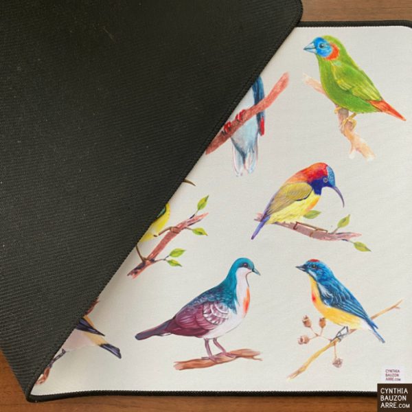 Philippine Endemic Birds Desk Mat