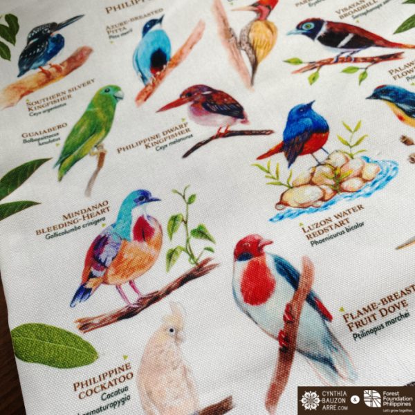 Philippine Forest Birds - Endemic Birds Tote Bag