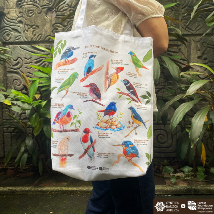 Philippine Forest Birds - Endemic Birds Tote Bag