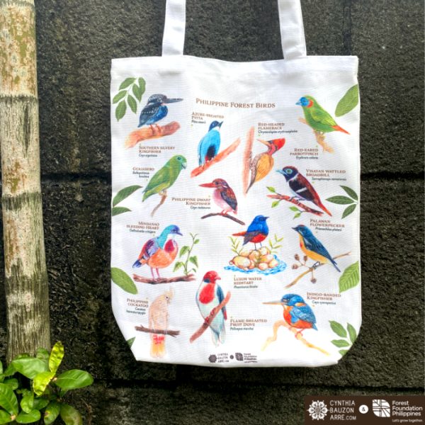 Philippine Forest Birds - Endemic Birds Tote Bag