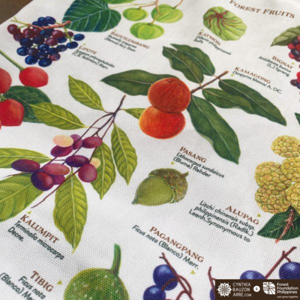 Philippine Forest Fruits - Native Fruit-bearing Trees Tote Bag