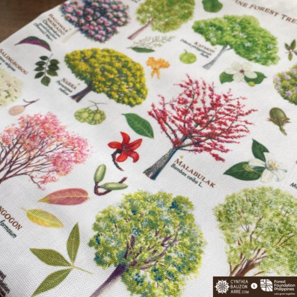 Philippine Forest Trees - Native Flowering Trees Tote Bag