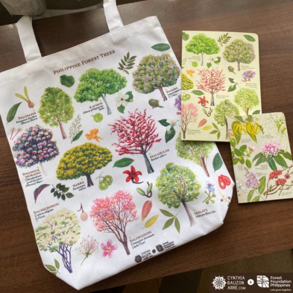Philippine Forest Trees - Native Flowering Trees Tote Bag