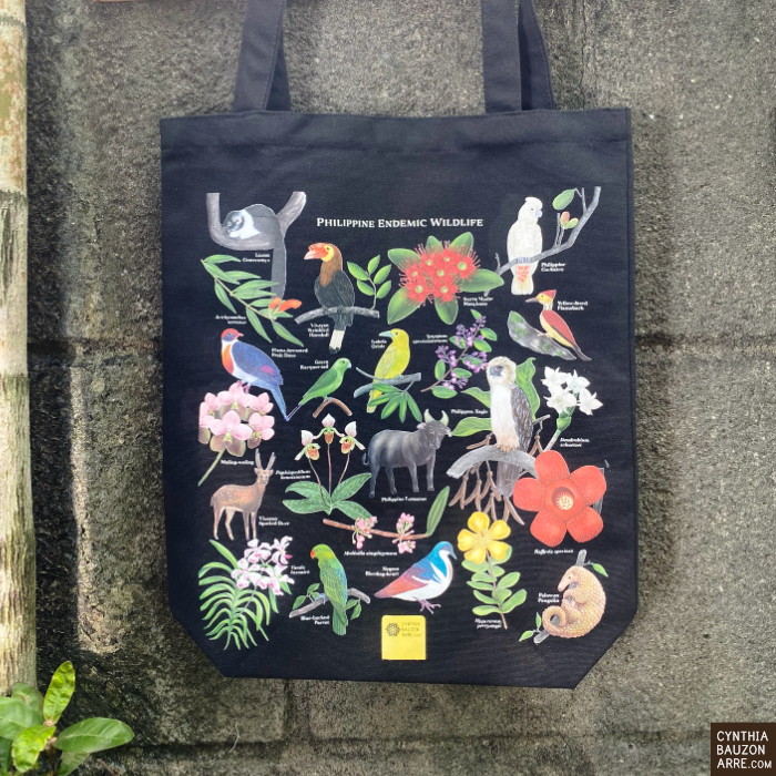 Philippine Endemic Wildlife Tote Bag