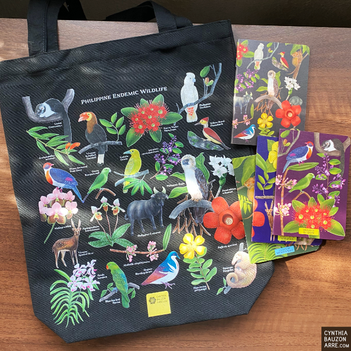 Philippine Endemic Wildlife Tote Bag