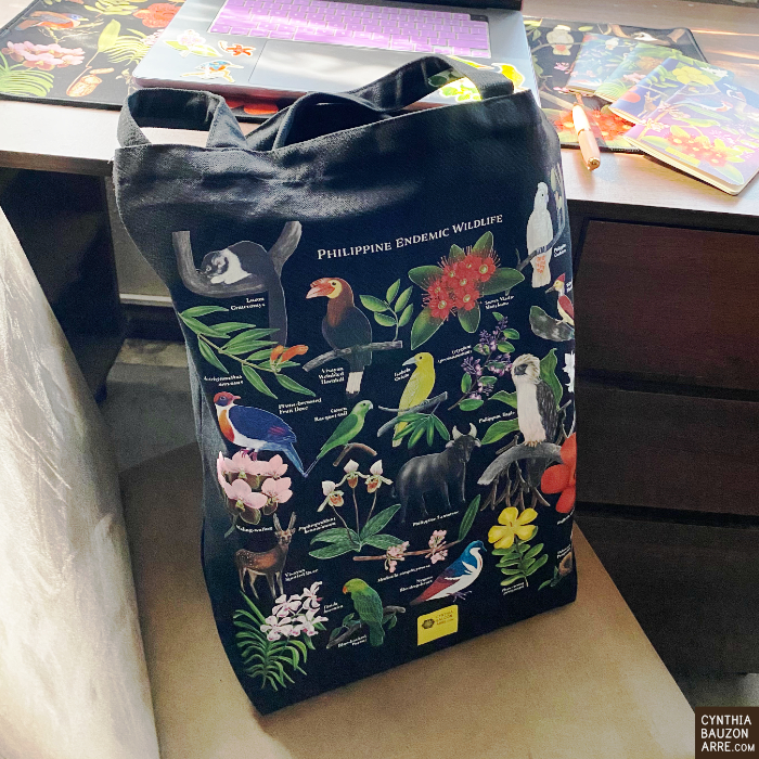 Philippine Endemic Wildlife Tote Bag